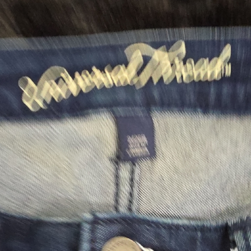 Universal Thread Navy Skinny Jeans with White Accents - Picture 7 of 7